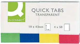 Q-Connect Zakładki indeksujące 19x43 KF01225 - Zakładki indeksujące - miniaturka - grafika 6
