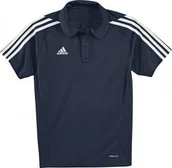 Badminton - adidas Koszulka T12 CLIMACOOL Polo dziecięce niebieskie X34268 - miniaturka - grafika 1