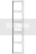 Klawisze i ramki - Jung LS 990 Biały Ramka x5 LS985WW - miniaturka - grafika 1