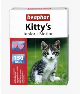 Beaphar Kittys Kocięta + Biotine tabletki witaminowe 150szt 13465 - Mokra karma dla kotów - miniaturka - grafika 2