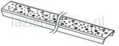 Odpływy liniowe - Tece ruszt prosty 800 mm Drops mat drainline 6 008 31 600831 - miniaturka - grafika 1