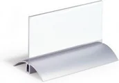 Identyfikatory - Durable Tabliczka na stół DESK PRESENTER DE LUXE 61x150mm 2 sztuki - miniaturka - grafika 1