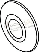 Akcesoria hydrauliczne - Oras Rozeta płaska 3/4 102003 - miniaturka - grafika 1