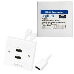 LogiLink Gniazdo 2xHDMI - Gniazdka elektryczne - miniaturka - grafika 2