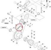 Części i akcesoria do maszyn rolniczych - CNH ŁAŃCUCH NAPĘDU ŚLIMAKA HEDERA 84026867 - miniaturka - grafika 1
