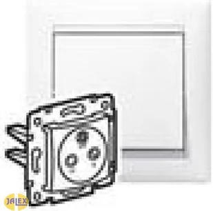 Legrand Gniazdo ścienne VALENA TV-RD-SAT gwiazdowe Potrójne moduł 774435 biały - Gniazdka elektryczne - miniaturka - grafika 2