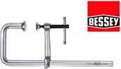 Imadła i ściski - Bessey ścisk śrubowy stalowy omijający w kształcie U GUZ (GU25-12-6ZK) - miniaturka - grafika 1