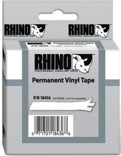 Dymo Taśma wibylowa z trwałym klejem biała 9mm S0718580 - Etykiety do drukarek - miniaturka - grafika 3