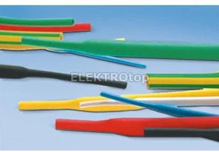 TRYTYT Rurka termokurczliwa cienkościenna 1,6/0,8 zielony TRYTYT RTS1,6/0,8ZI - Przewody elektryczne - miniaturka - grafika 2