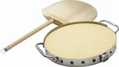 Szczypce do grilla - Broil King Zestaw do pizzy Premium - kamień + łopatka firmy 69815 - miniaturka - grafika 1