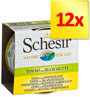 Schesir W Bulionie W Super Cenie! - Tuńczyk Z Młodymi Sardelami - Mokra karma dla kotów - miniaturka - grafika 2