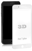 Szkła hartowane na telefon - Qoltec Hartowane szkło ochronne Premium do Apple iPhone 7 PLUS BIAŁE (51414) - miniaturka - grafika 1
