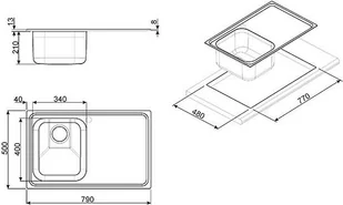 Smeg Cortina SP791D-2 - Zlewozmywaki - miniaturka - grafika 2