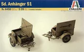 Modele do sklejania - Italeri Sd.Anhanger 51 I6450 - miniaturka - grafika 1