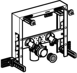 Geberit Kombifix - Element montażowy Do umywalki 457.430.00.1 - Nogi i stelaże pod umywalki - miniaturka - grafika 3