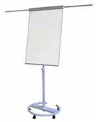 Tablice i flipcharty - MEMOBOARDS FLIPCHART SUCHOŚCIERALNO-MAGNETYCZNY MOBILNY CIRCLE Z DWOMA RAMIONAMI PROFESSIONAL 105X68XH220CM wszystko dla domu i biura! FM11C - miniaturka - grafika 1