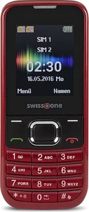 Swisstone SC230 Dual Sim Czerwony - Telefony komórkowe Swisstone SC230 Dual Sim Czerwony - Telefony komórkowe - miniaturka - grafika 1