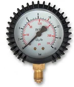 Akcesoria spawalnicze - MANOMETR Z OSŁONĄ DO REDUKTORÓW CO2/ARGON - miniaturka - grafika 1