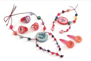 Zestaw biżuterii drewnianej ptaszki- - Prace ręczne dla dzieci - miniaturka - grafika 4