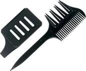 Grzebienie fryzjerskie - Efalock Grzebień do pasemek, szablon w komplecie - miniaturka - grafika 1