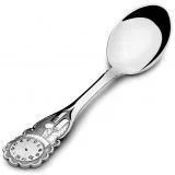 Sztućce dla dzieci - Zilverstad Łyżeczki dla dziecka Clock - miniaturka - grafika 1