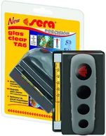 Pozostałe akcesoria do akwarium - Sera Glass Clear czyścik magnetyczny z termometrem analogowym 6mm - miniaturka - grafika 1