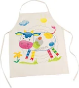 Śliniaki i fartuszki - Goki Fartuszek do własnoręcznego ozdobienia kredkami - zabawki dla dzieci - 58 - miniaturka - grafika 1