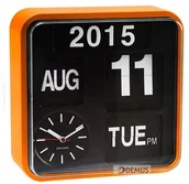 Zegary - Karlsson ścienny Mini Flip Orange KA5364OR - miniaturka - grafika 1