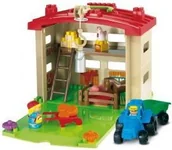 Klocki - Ecoiffier Abrick Farma w walizce 3101 - miniaturka - grafika 1