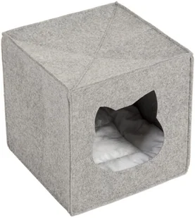 Zooplus Exclusive Filcowa Budka Dla Kota Do Regału - Dł. X Szer. X Wys.: 33 X 33 X 33 Cm - Legowiska dla kotów Zooplus Exclusive Filcowa Budka Dla Kota Do Regału - Dł. X Szer. X Wys.: 33 X 33 X 33 Cm - Legowiska dla kotów - miniaturka - grafika 1
