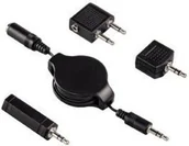 Złącza, przejściówki, adaptery - Hama Zestaw adapterów do samolotu - miniaturka - grafika 1