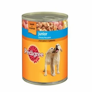 Pedigree Junior Kurczak Puszka 400G - Mokra karma dla psów - miniaturka - grafika 3