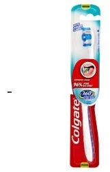Colgate Palmolive Whole Mouth Clean 360 szczoteczka do zębów Medium 1szt - Szczoteczki do zębów - miniaturka - grafika 2