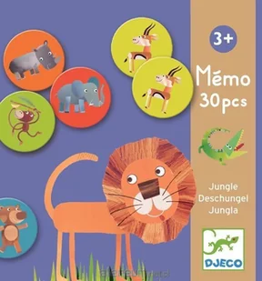 Djeco DŻUNGLA gra pamięciowa memory DJ08159 - Zabawki interaktywne dla dzieci - miniaturka - grafika 2