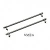 Smeg KITKCS boczne relingi i logo w kolorze antyczne srebro - Akcesoria i części do okapów - miniaturka - grafika 2