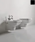 Miski WC - Kerasan Waldorf czarny połysk 411504 - miniaturka - grafika 1