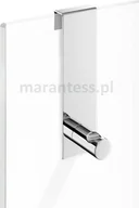 Wieszaki łazienkowe - Zack Scala Wieszak na szybę na drzwi prysznicowe haczyk stal polerowana 40089 40 - miniaturka - grafika 1