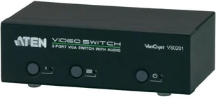 Aten VS0201 2-Port VGA Switch with Audio (VS0201-AT-G) - Pozostałe akcesoria sieciowe - miniaturka - grafika 3