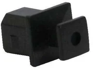 Kable USB - InLine 59948 °F ochroną przeciwpyłową zapewniający USB B Female (50 szt) Czarny - miniaturka - grafika 1