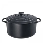 Garnki - Kuchenprofi Küchenprofi Provance okrągły żeliwny czarny 26 cm KU-04010010 (KU-0401001026) - miniaturka - grafika 1