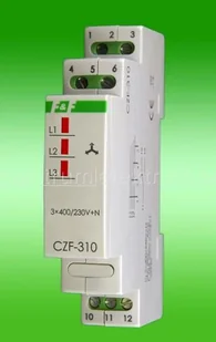 F&F Filipowski FiF Czujnik zaniku fazy ze stałym progiem asymetrii styk 1P CZF-3 - Wyłączniki światła i elektryczne - miniaturka - grafika 3