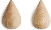 Wieszaki i stojaki - Normann Copenhagen Wieszak Dropit Nature Duży 2szt. Norman Copenhagen 331545 - miniaturka - grafika 1