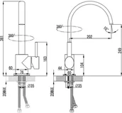 Baterie umywalkowe - Ravak FM 016.00 X070090 - miniaturka - grafika 1