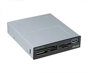Czytniki kart pamięci - AKasa Akasa AK-ICR-27 Wewnętrzny USB 3.0  czarny  card reader  USB, AK-ICR-27 AK-ICR-27 - miniaturka - grafika 1