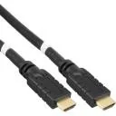 Kable światłowodowe - InLine Kabel High Speed HDMI z Ethernet 40m 17040P - miniaturka - grafika 1