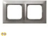 Klawisze i ramki - Ospel Impresja Modul Metalik Ramka Podwójna R-2Y/23 - miniaturka - grafika 1