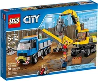 Klocki - LEGO City - Koparka i Ciężarówka 60075 - miniaturka - grafika 1