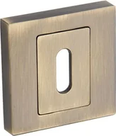 Szyldy i rozety - Infinity Line Rozeta kwadratowa POD KLUCZ KOLOR PATYNA RNQ 401 - miniaturka - grafika 1