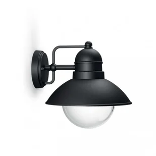 Philips Hoverfly wall lantern black 1x60W (1723730PN) - Lampy ogrodowe - miniaturka - grafika 2