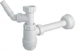 McAlpine półsyfon umywalkowy biały z podłączeniem pralki HC2WM-32 - Syfony - miniaturka - grafika 3